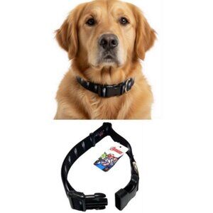 Marvel Black Panther 1in Wide Plastic Clip Dog Collar (Large, Fits 15-26 in) NWT